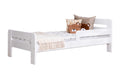 Einzelbett mit Rausfallschutz "Bennet" 90x200 Kiefer massiv